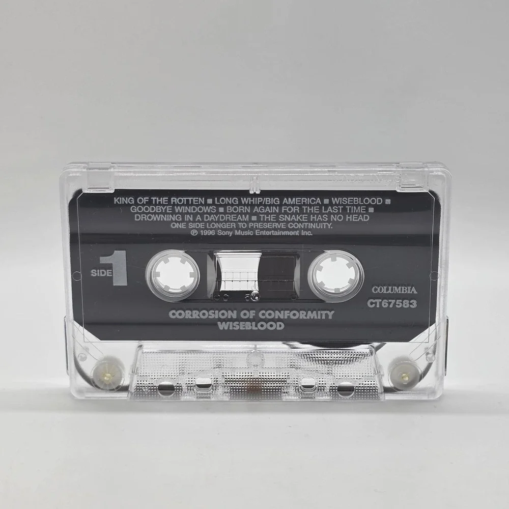 Corrosion Of Conformity : Wiseblood 1996 Cassette Tape Sony